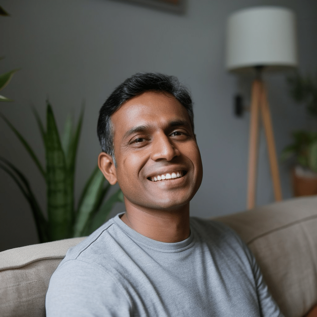 Adult smile correction showing improved confidence and natural smile for Indian patients