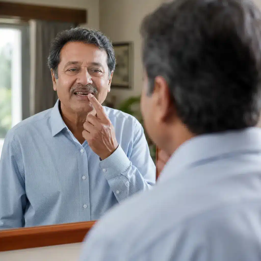 An Indian patient discussing bone grafting before dental implant placement